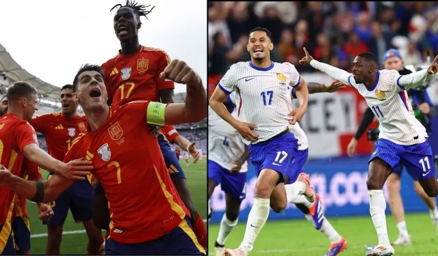 İspanya ile Fransa EURO 2024’te finale çıkmak için mücadele edecek