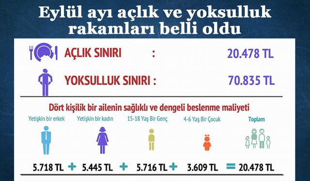 DİSK Birleşik Metal-İş Sınıf Araştırmaları Merkezi Eylül ayı açlık ve yoksulluk sınırı rakamlarını açıkladı