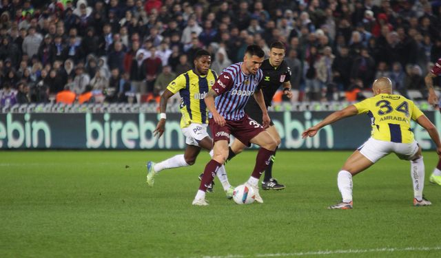 Trabzon uzatmalarda yıkıldı! Gol düellosunu Fenerbahçe kazandı