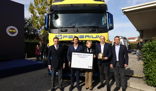 Fenerium ürünleri Ford Trucks Özel Tasarım F-MAX araçları ile   Türkiye yollarına çıkıyor