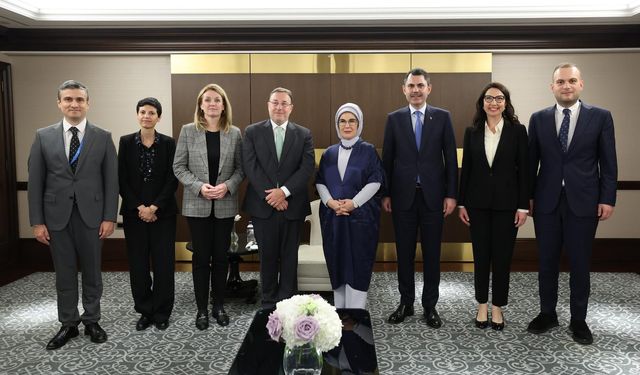 Emine Erdoğan, BM Kalkınma Programı İcra Direktörü Steiner ile görüştü