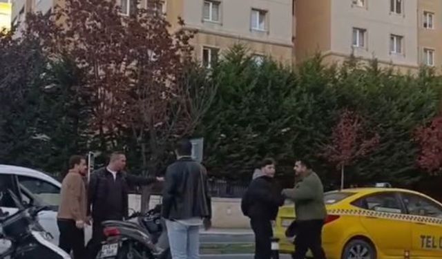 Polise ve vatandaşa küfür eden taksici gözaltına alındı