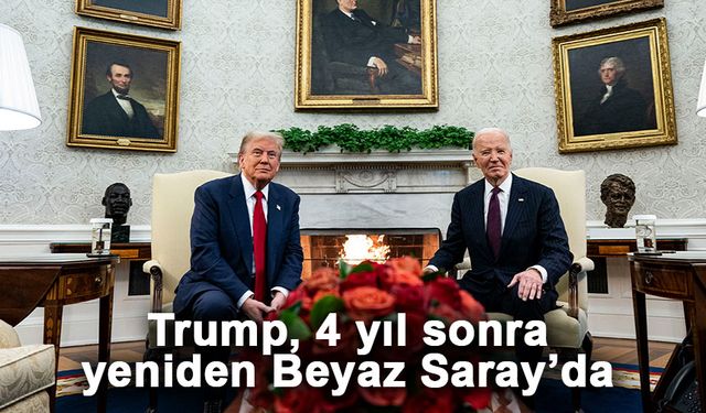 Trump, 4 yıl sonra yeniden Beyaz Saray’da