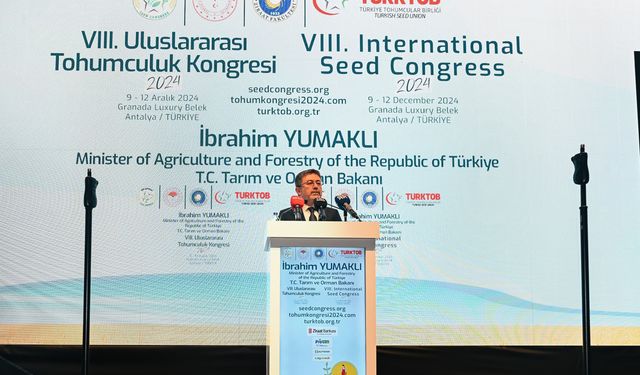 Bakan Yumaklı: “İsrail’den bir adet bile tohum almıyoruz”