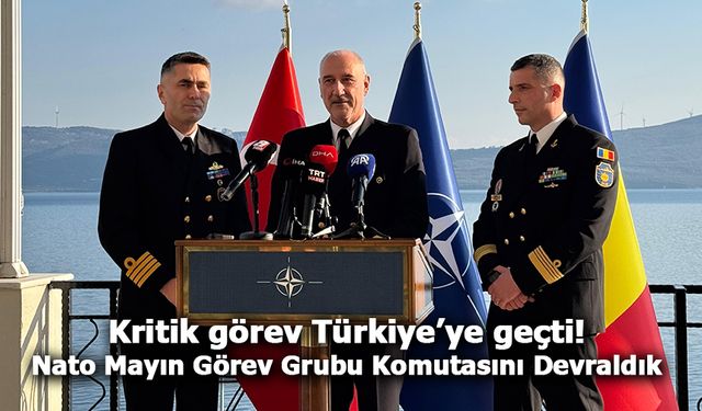 NATO Mayın Görev Grubu komutasını Türkiye devraldı