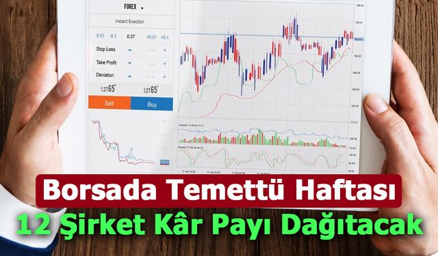 Borsada Temettü Haftası: 12 Şirket Kâr Payı Dağıtacak