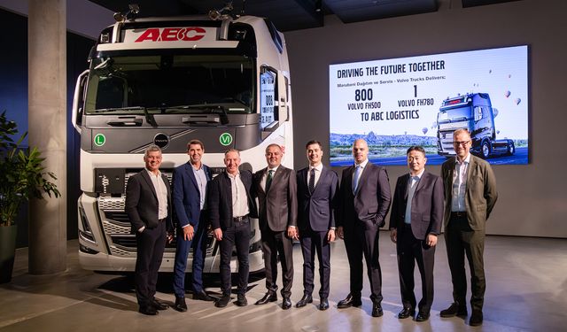 Volvo Trucks’tan ABC Lojistik’e  801 Adetlik Yılın İlk Büyük Filo Teslimatı
