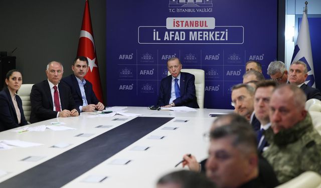 Erdoğan'dan İstanbul'da Deprem Mesaisi: “Tüm Birimlerimizle Teyakkuzdayız”