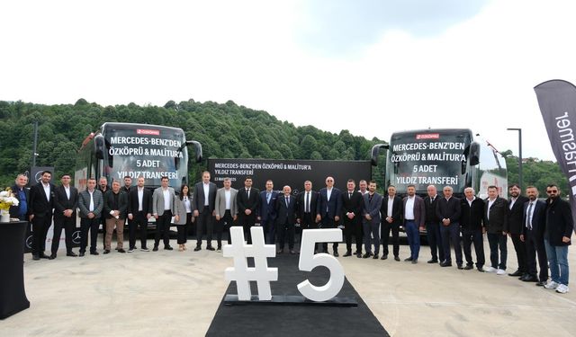 Özköprü Turizm & Malitur filosunu 5 adet Mercedes-Benz Tourismo 16 RHD 2+2 ile güçlendirdi