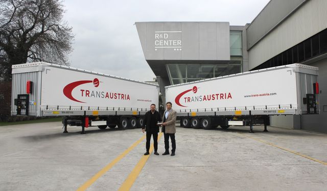 Trans-Avusturya’ya Tren Yüklemeli 20 Adet Tırsan