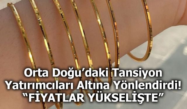 Altın Fiyatlarında Yükseliş: Jeopolitik Gerilim ve ABD Verileri Etkili