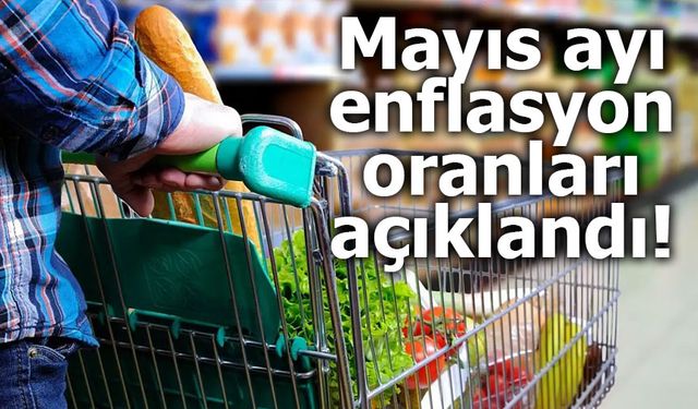 Mayıs ayı enflasyon oranları açıklandı!