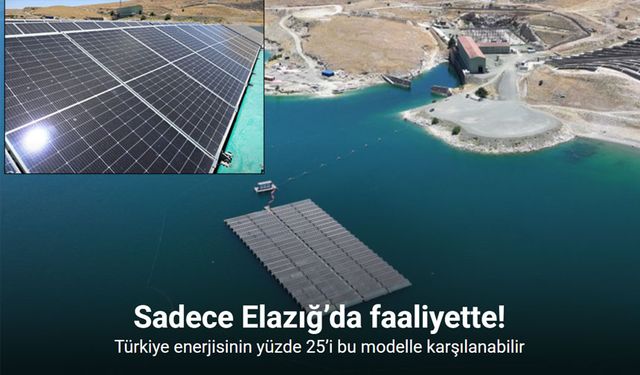 Sadece Elazığ’da faaliyette: Türkiye enerjisinin yüzde 25’i bu modelle karşılanabilir