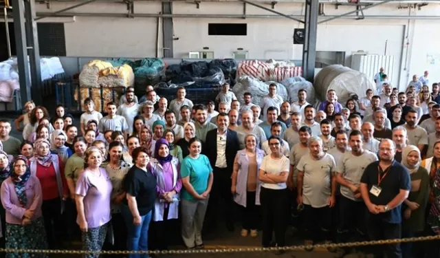 Denizli'de Başkan Çavuşoğlu’ndan tekstil emekçilerine ziyaret