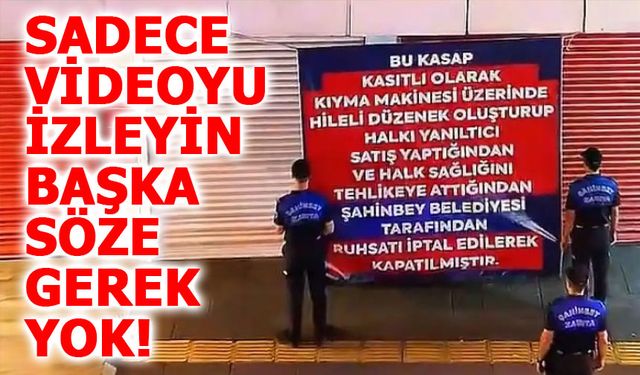 Kıyma Makinesine Düzenek Kuran Kasabın Ruhsatı İptal Edildi