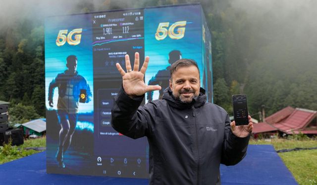 Turkcell’den 1250 metre yükseklikte 5G denemesi