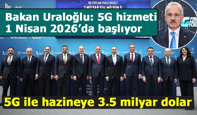 5G ile devletin kasasına 3.5 milyar dolar girecek!