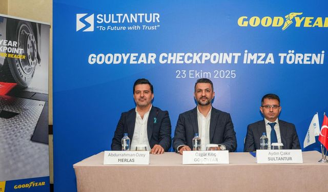Goodyear, Sultantur Uluslararası Nakliye ile Kontrol Noktası Değişimini İmzaladı