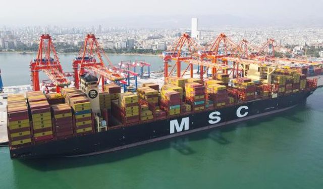 Mersin Uluslararası Limanı, Dünyanın En Büyük Konteyner Gemisi MSC IRINA’yı Ağırladı