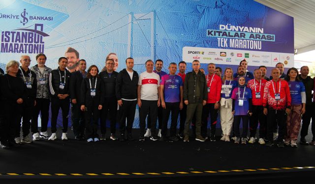 47. İstanbul Maratonu'nda kazananlar ödüllerini aldı