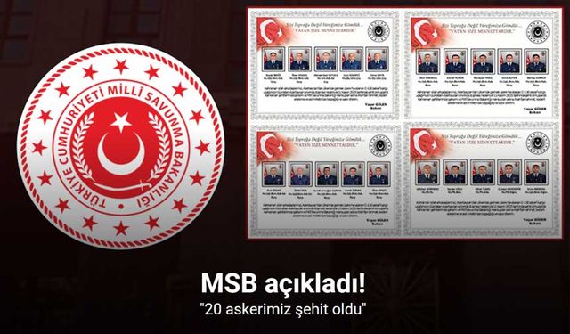 MSB: Gürcistan-Azerbaycan Sınırında Düşen Askeri Kargo Uçağında 20 Asker Şehit Oldu