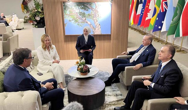 Erdoğan, İtalya Başbakanı Meloni'yi kabul etti