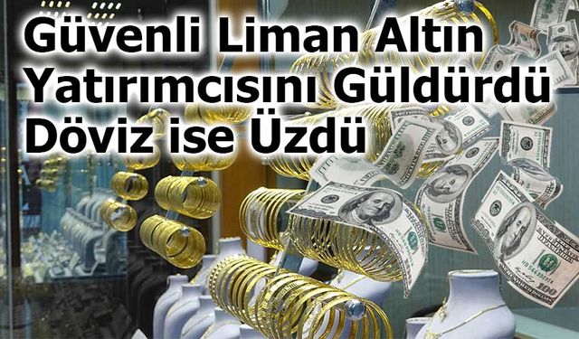 Güvenli Liman Altın Yatırımcısını Güldürdü, Döviz ise Üzdü