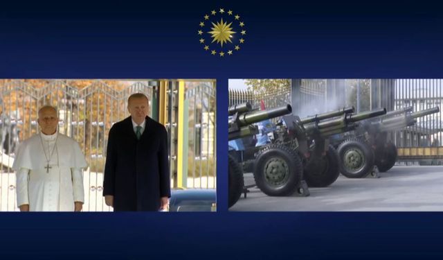 Erdoğan, Papa 14. Leo’yu Cumhurbaşkanlığı Külliyesi’nde Resmi Törenle Karşıladı