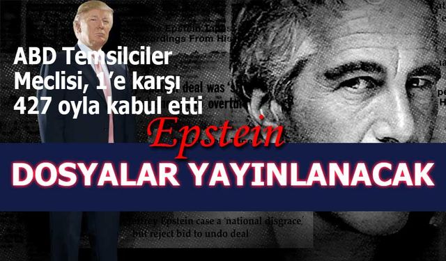 ABD Temsilciler Meclisi, "Epstein dosyaları yayımlansın" dedi!