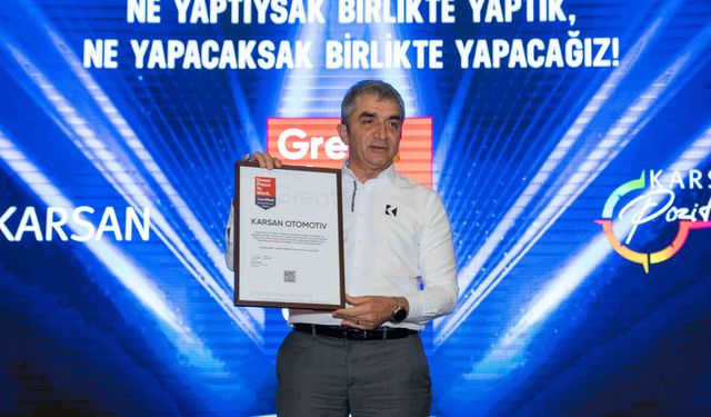 Karsan Üst Üste İkinci Kez Çalışmak İçin Harika Bir İş Yeri Seçildi