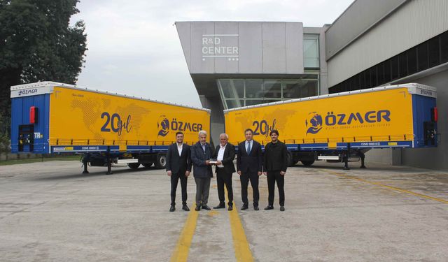 Özmer lojistikten 20. Yıl yatırımı, 60 tırsan