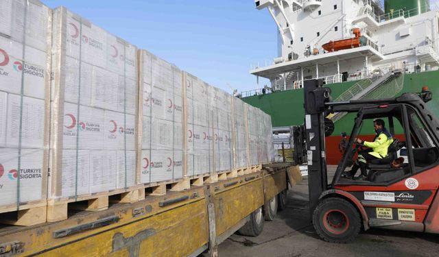 Türkiye Sigorta ve Türk Kızılay iş birliğiyle Gazze’ye destek