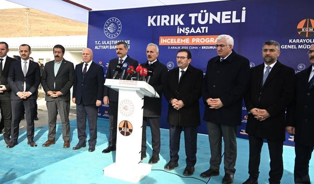 Bakan Uraloğlu: "Dağların kalbine mühendislik imzası atan bir eser"