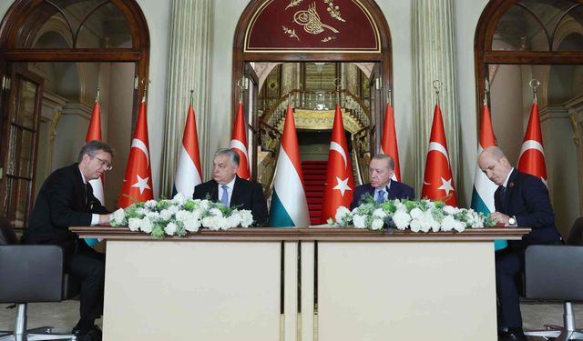 Erdoğan: "Macaristan ile ticaret hedefimiz 10 milyar dolar"