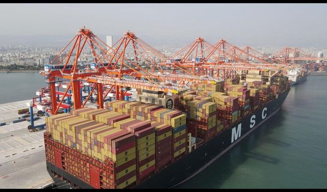 Mega gemilerin yeni adresi Mersin Limanı oldu