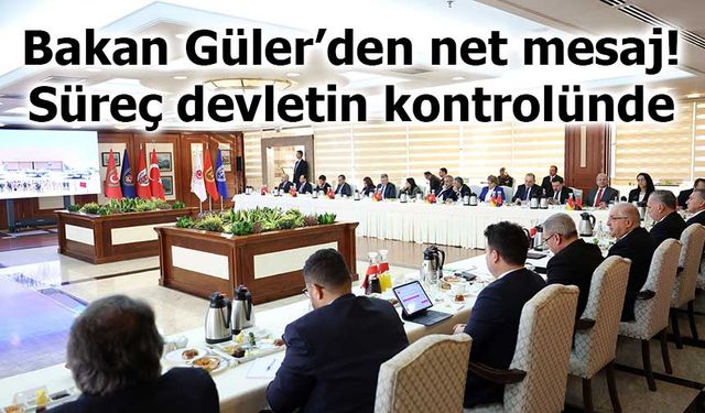 Bakan Güler: “PKK’yı bitirdiğimiz noktada terör örgütü ‘Terörsüz Türkiye’ sürecine uyacağını açıkladı”