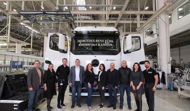 Mercedes-Benz Türk, Aksaray Kamyon Fabrikası’nda 400 Bininci Kamyonunu Üretti
