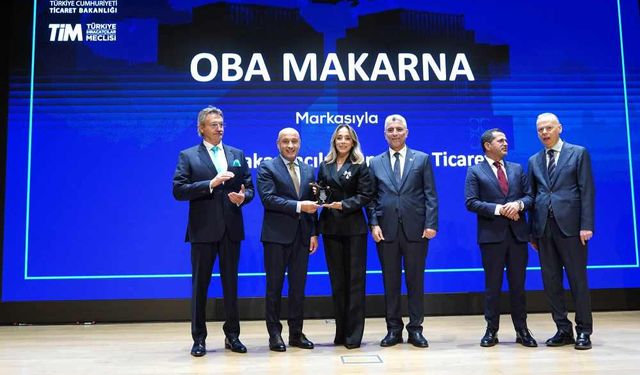 Oba Makarna’ya Turquality’den “En Çok Ülkeye İhracat Yapan Turquality Şampiyonu” Ödülü