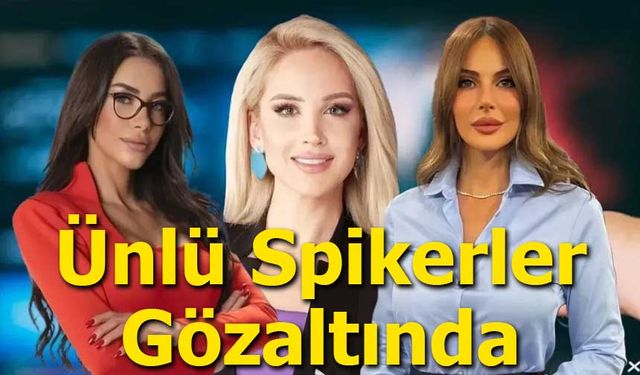 Ünlü Spikerler Uyuşturucurdan Gözaltında!