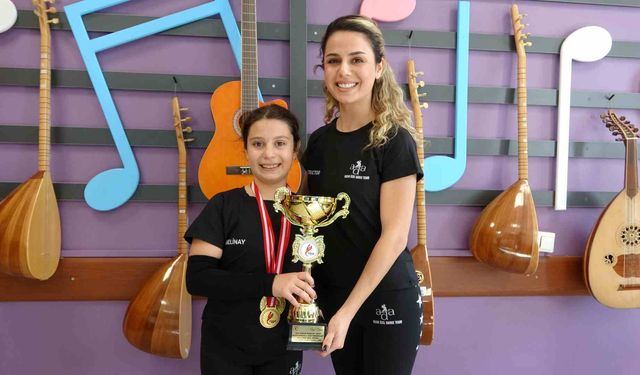 Minik Salsa Şampiyonu Belinay’ın Hedefi Dünya Zirvesi