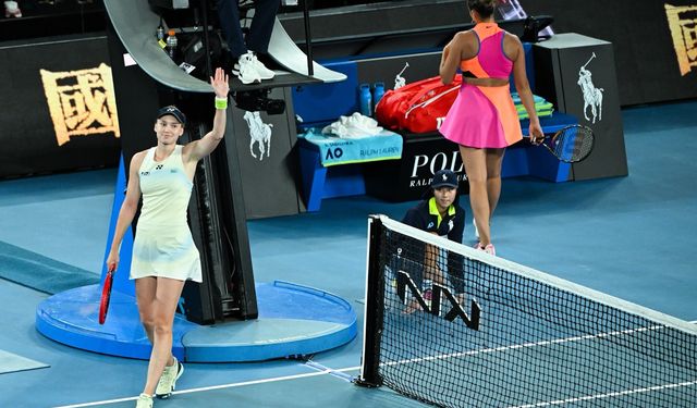 Avustralya Açık tek kadınlarda şampiyon Elena Rybakina