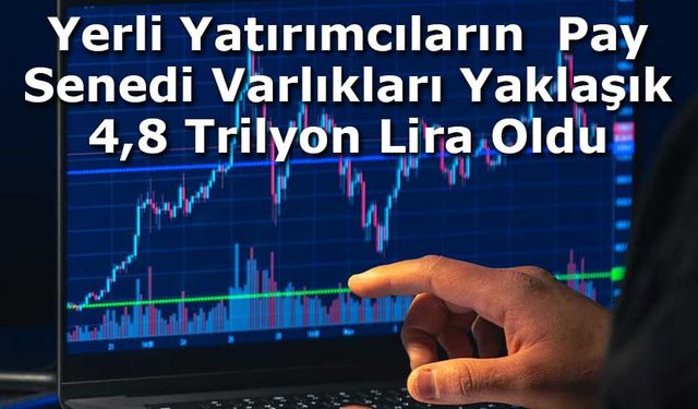 Yerli Yatırımcıların  Pay Senedi Varlıkları Yaklaşık  4,8 Trilyon Lira Oldu