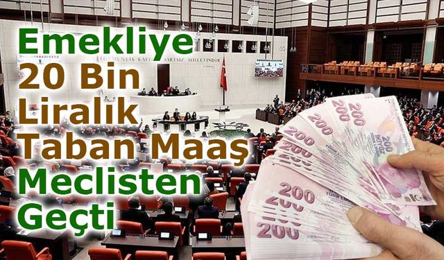 Emekli aylığı düzenlemesinin ilk 8 maddesi TBMM’de kabul edildi