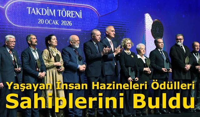 Erdoğan’ın Katılımıyla Yaşayan İnsan Hazineleri Ödülleri Sahiplerini Buldu
