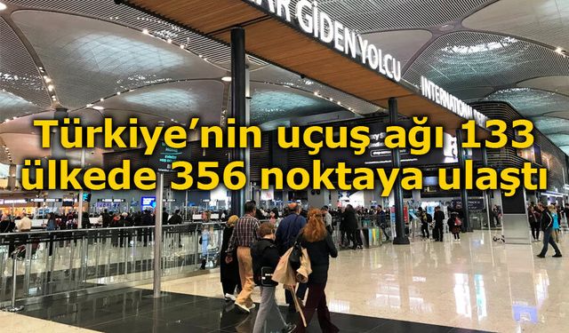 Bakan Uraloğlu: Türkiye’nin uçuş ağı 133 ülkede 356 noktaya ulaştı