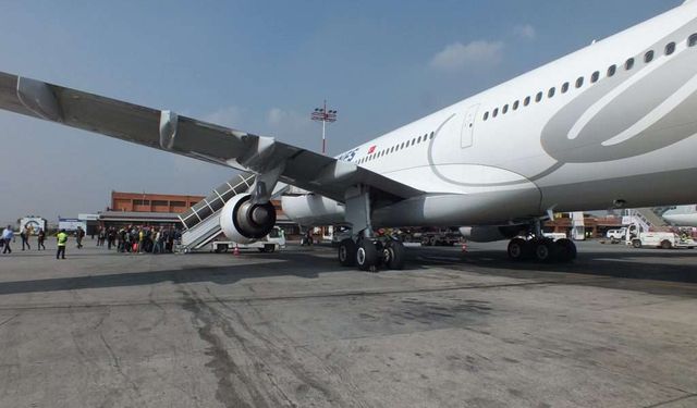 Katmandu–İstanbul uçuşunda motor yangını, THY uçağı Kalküta’ya indi!