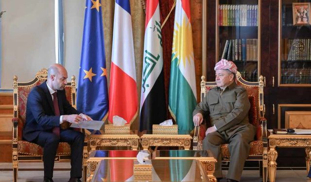 KDP Başkanı Barzani, SDG elebaşı Mazlum Abdi ile görüştü