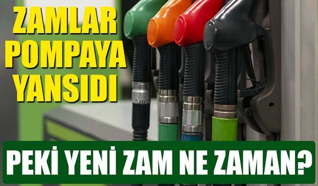 Akaryakıtta gece yarısı yeni zamlar tabelalara yansıdı