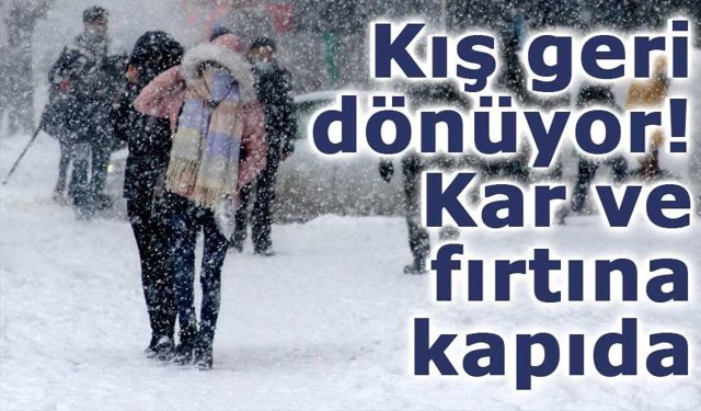 Yurt genelinde yağış ve fırtına alarmı: Kar, sağanak ve kuvvetli rüzgâr etkili olacak