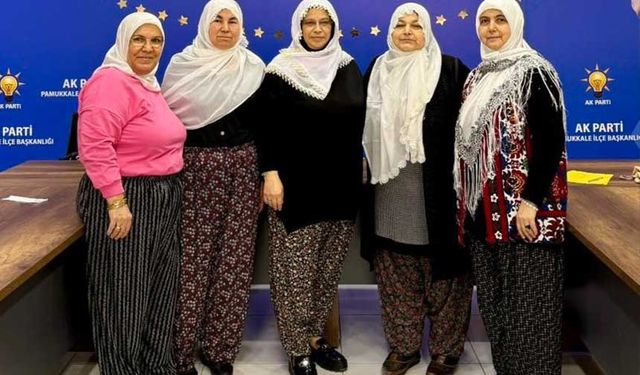 AK Partili Kadınlardan Başkan Zeynep Güneş’e Şalvarlı Destek